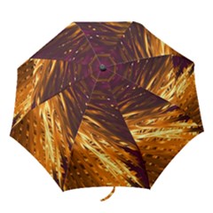 Lines Curlicue Fantasy Colorful Folding Umbrellas by Bajindul