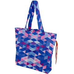 Digital Art Art Artwork Abstract Drawstring Tote Bag by Pakrebo