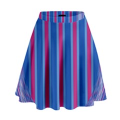 Digital Art Art Artwork Abstract Pattern High Waist Skirt by Pakrebo