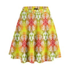 Background Abstract Pattern Texture High Waist Skirt by Pakrebo
