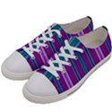 Fabric Pattern Color Structure Women s Low Top Canvas Sneakers View2