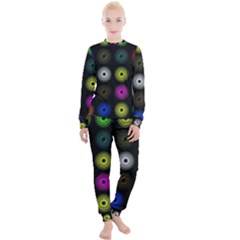 Flowers Arrangement Symmetry Women s Lounge Set by Bajindul