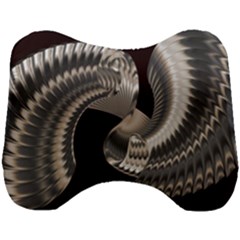 Ornament Spiral Rotated Head Support Cushion by Bajindul