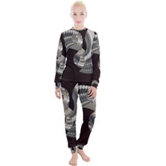 Ornament Spiral Rotated Women s Lounge Set by Bajindul