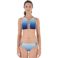 Blue Ombre Perfectly Cut Out Bikini Set by VeataAtticus