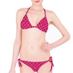 Pink Geometric  Classic Bikini Set by VeataAtticus