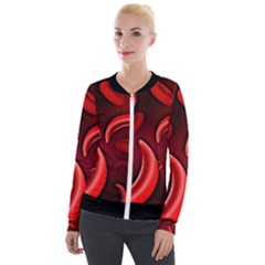 Cells All Over  Velour Zip Up Jacket by shawnstestimony