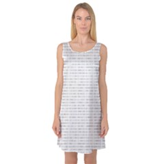Binary Background Sleeveless Satin Nightdress by Bajindul