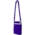 Blue Pattern Red Texture Multi Function Travel Bag View2