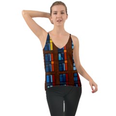 Architecture Color Colour Windows Chiffon Cami by Pakrebo