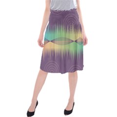 Background Abstract Non Seamless Midi Beach Skirt by Pakrebo