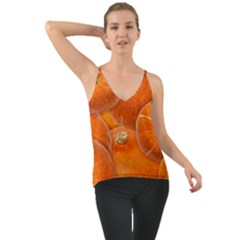 Pumpkin Halloween Fall Thanksgiving Chiffon Cami by Pakrebo