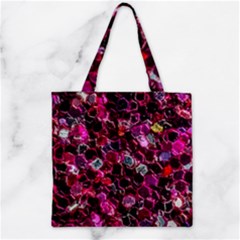 Art Artistic Design Pattern Zipper Grocery Tote Bag by Pakrebo