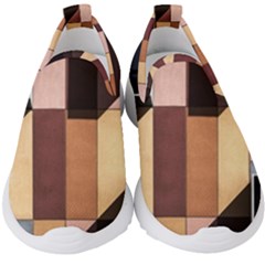Architectural Design Architecture Building Colors Kids  Slip On Sneakers by Pakrebo