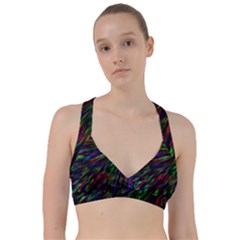 Explosion Fireworks Rainbow Sweetheart Sports Bra by Bajindul