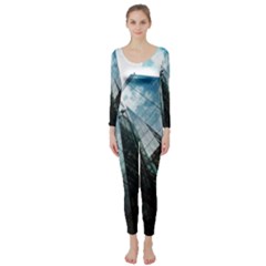 Architectural Design Architecture Building Business Long Sleeve Catsuit by Pakrebo