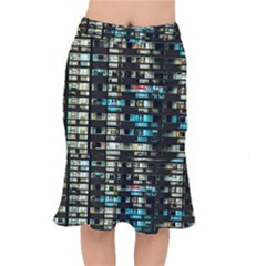 Architectural Design Architecture Building Cityscape Short Mermaid Skirt by Pakrebo