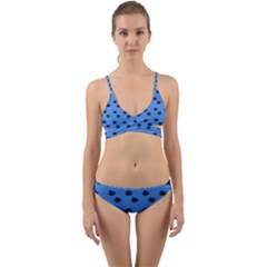 Blue Eyes Wrap Around Bikini Set by snowwhitegirl