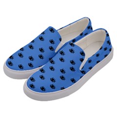 Blue Eyes Men s Canvas Slip Ons by snowwhitegirl