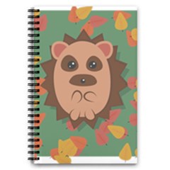 Hedgehog Animal Cute Cartoon 5 5  X 8 5  Notebook by Sudhe