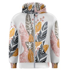 Feather Feathers Men s Zipper Hoodie by Sudhe