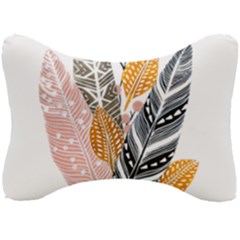 Feather Feathers Seat Head Rest Cushion by Sudhe