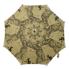 Map Vintage Old Ancient Antique Hook Handle Umbrellas (large) by Sudhe
