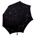 Abstract Animated Ornament Background Fractal Art Hook Handle Umbrellas (Small) View2