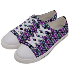 Triangle Seamless Women s Low Top Canvas Sneakers by Mariart