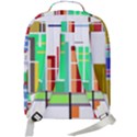 Business Finance Statistics Graphic Double Compartment Backpack View3