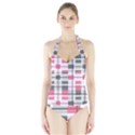 Fabric Textile Nursery Pale Baby Halter Swimsuit View1