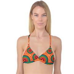 Background Texture Mosaic Reversible Tri Bikini Top by Simbadda