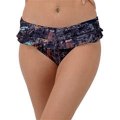 Architecture Buildings City Frill Bikini Bottom by Simbadda