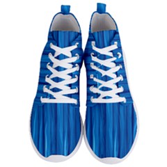 Textured Background Wood Logs Men s Lightweight High Top Sneakers by Bajindul