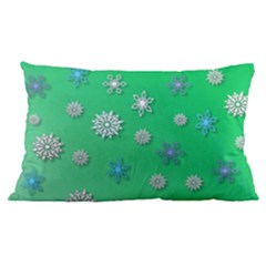 Snowflakes Winter Christmas Green Samsung Galaxy Note 4 Case (black) by HermanTelo