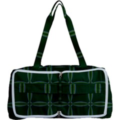 Background Pattern Design Geometric Green Multi Function Bag by Sudhe