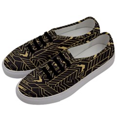 Abstract Art Deco Seamless Pattern Vector Men s Classic Low Top Sneakers by Sudhe