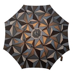 3d Abstract  Pattern Hook Handle Umbrellas (medium) by Sudhe