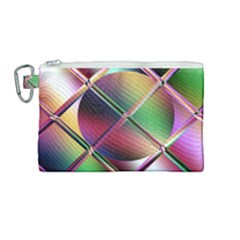 Fractal Artwork Abstract Background Canvas Cosmetic Bag (medium) by Sudhe