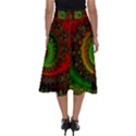 Abstract Fractal Pattern Artwork Art Perfect Length Midi Skirt View2