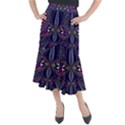 Abstract Art Fractal Fulcolor Midi Mermaid Skirt View1