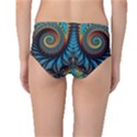 Abstract Art Fractal Creative Mid-Waist Bikini Bottoms View2
