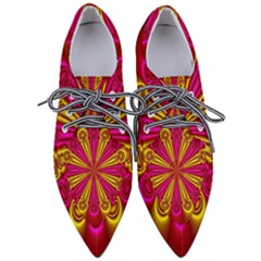 Abstract Art Fractal Modern Art Pointed Oxford Shoes by Pakrebo