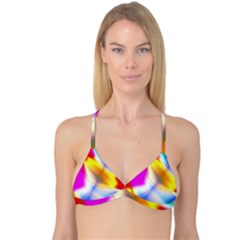Color Concept Colors Colorful Reversible Tri Bikini Top by Pakrebo