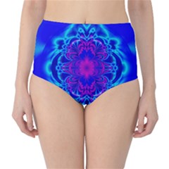 Digital Art Artwork Fractal Color Abstact Classic High-waist Bikini Bottoms by Pakrebo