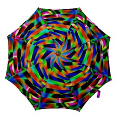 Abstract Art Artwork Digital Art Color Hook Handle Umbrellas (small) by Pakrebo