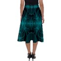 Abstract Art Design Digital Art Perfect Length Midi Skirt View2