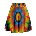 Abstract Digital Art Artwork High Waist Skirt View1