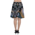 Fractal Art Artwork Design  Art Chiffon Wrap Front Skirt View2