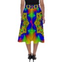 Digital Art Fractal Artwork Flower Perfect Length Midi Skirt View2